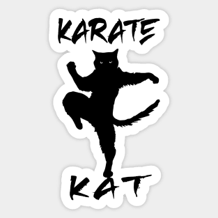 Karate Cat | Karate Kat | Karate Kad Sticker